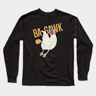 funny music lover chicken Long Sleeve T-Shirt